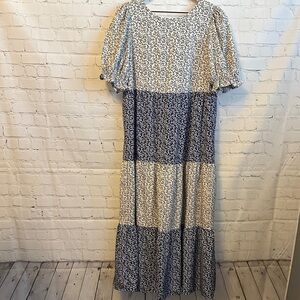 Floral Print Maxi Dress